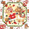 2 Paper Napkins Vielseidig Christmas Reindeer