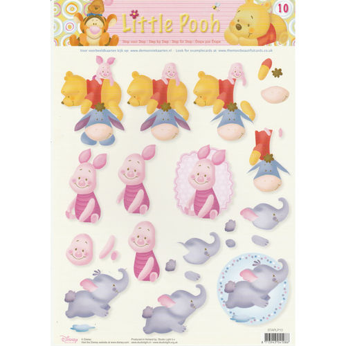 3D Sheet A4 Winnie Little Pooh #10