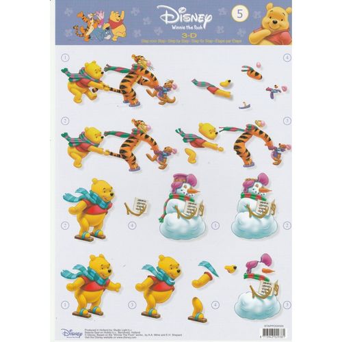 3D Sheet A4 Winnie the Pooh #5