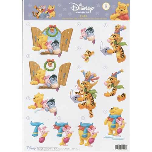 3D Sheet A4 Winnie the Pooh #8