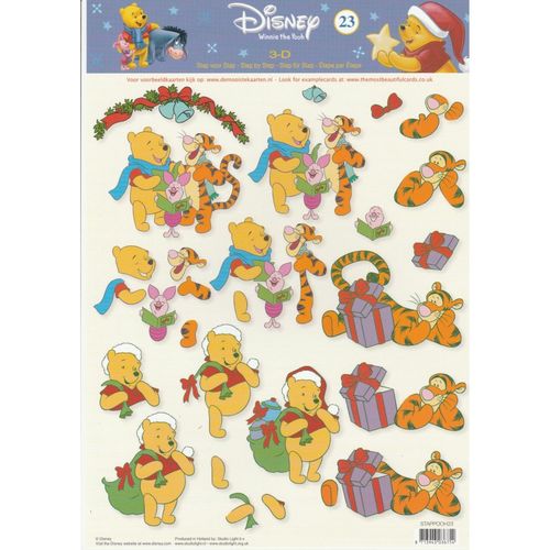 3D Sheet A4 Winnie the Pooh #23