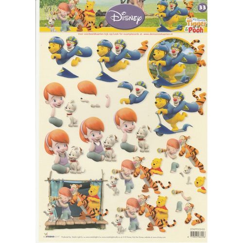 3D Sheet A4 Winnie the Pooh #33