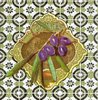 4 Paper Napkins Mosaic Olives